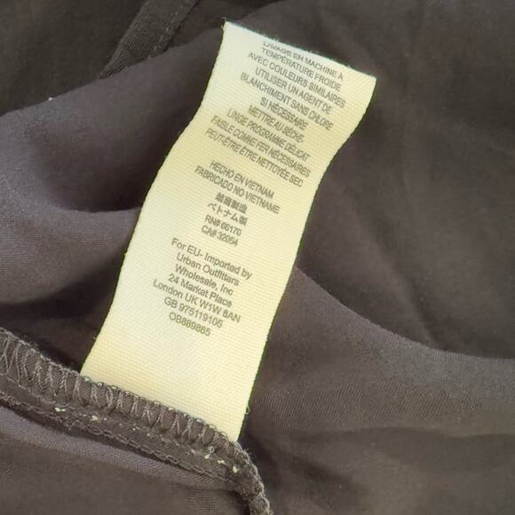 Free People Mockingbird Mesh Inset Deep V-neck Mini Dress Women's Size 2 - Picture 9 of 9